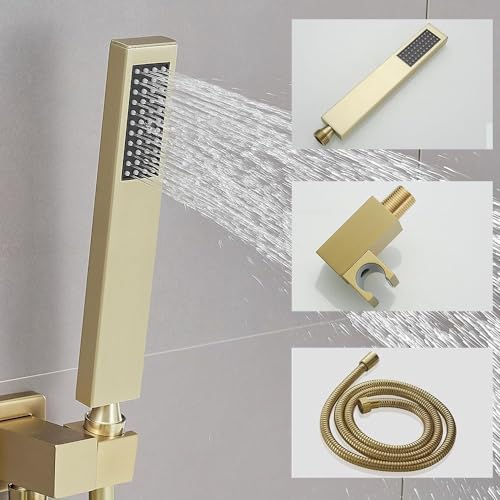 JingGang Brushed Gold Shower System view 4