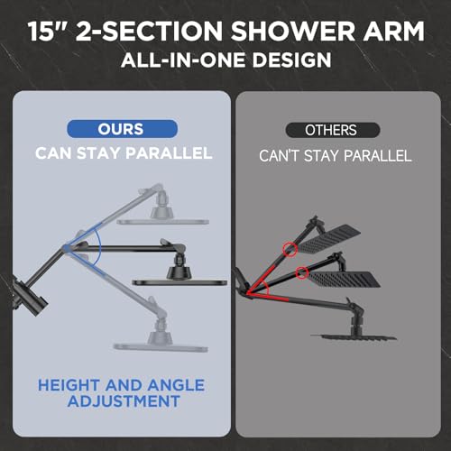 Veken Wide Rain Shower Head view 5