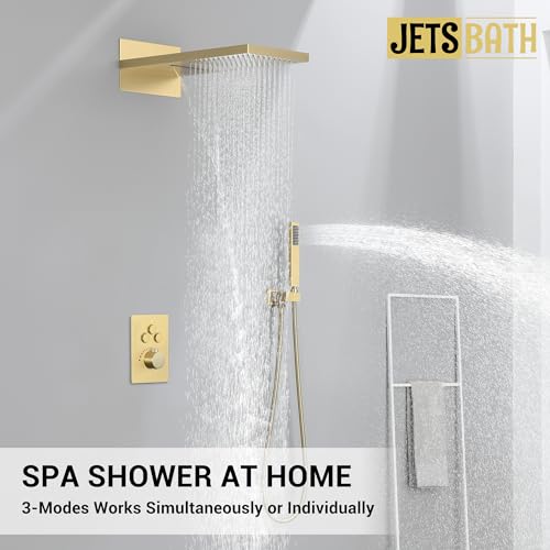 JetsBath Thermostatic Shower System Waterfall view 2