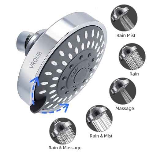 High Pressure Fixed Showerheads 5-Mode view 5