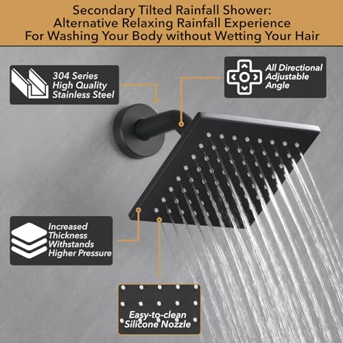 Vanfoxle Shower System Matte Black view 4