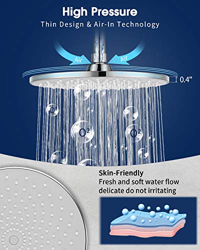 Waterfall Showerhead VMASSTONE High Pressure view 3