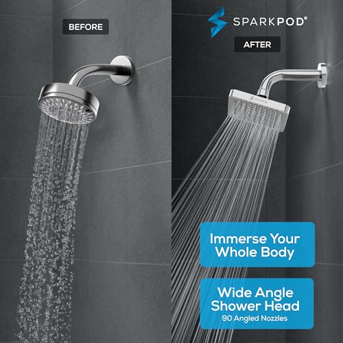 SparkPod Shower Head - High view 3