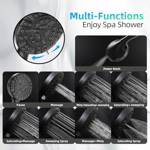 BESAQUO Shower Head 10 Functions view 4