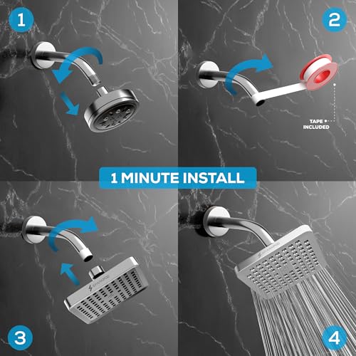 SparkPod Shower Head - High view 4