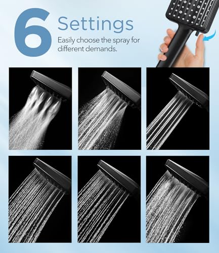MakeFit Filtered Shower Head Black view 4