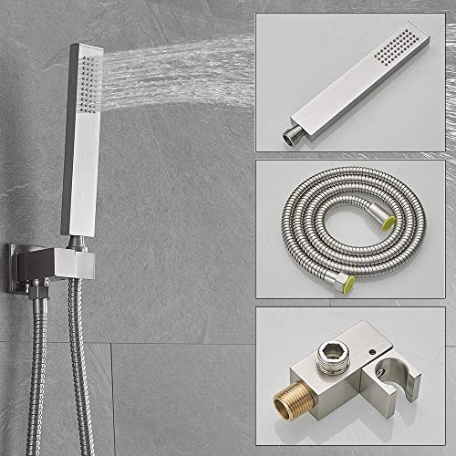 JingGang Brushed Nickel Shower System view 4