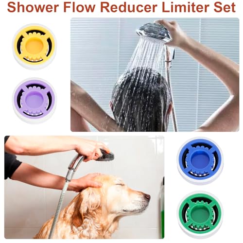 Isslly 4pcs Shower Head Flow view 4