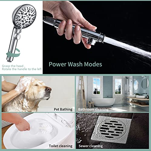 WHZeffect Handheld Shower Heads with view 4