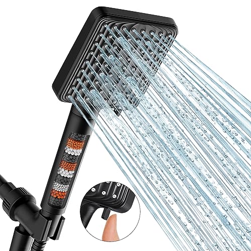 MakeFit Filtered Shower Head Black