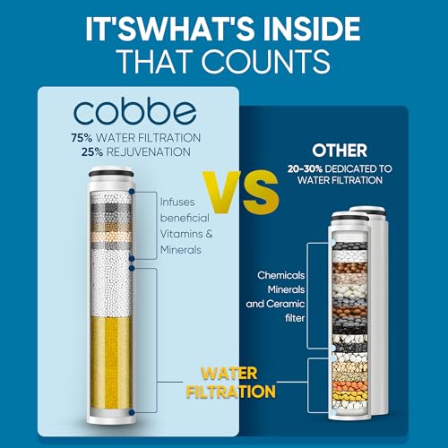 Cobbe Filtered Shower Head with view 3