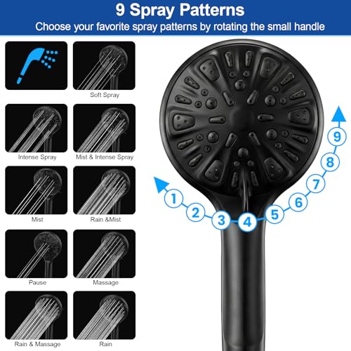 Tudoccy Shower Head 8‘’ High view 4
