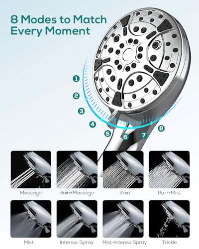Filtered Shower Head with Handheld view 3