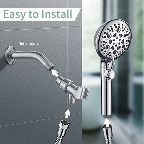 WHZeffect Handheld Shower Heads with view 5