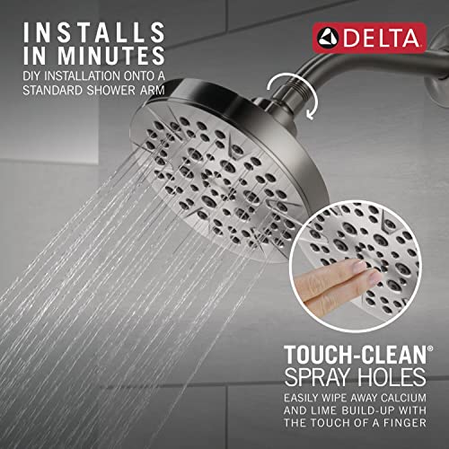 Delta 6-Setting Chrome Shower Head view 4