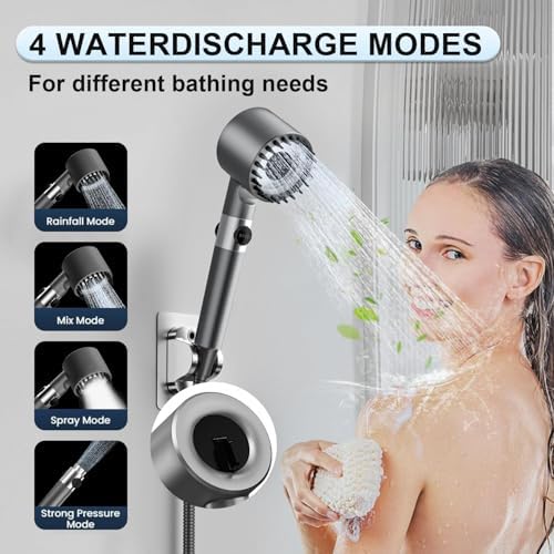 Filtered Shower Head with Handheld view 3