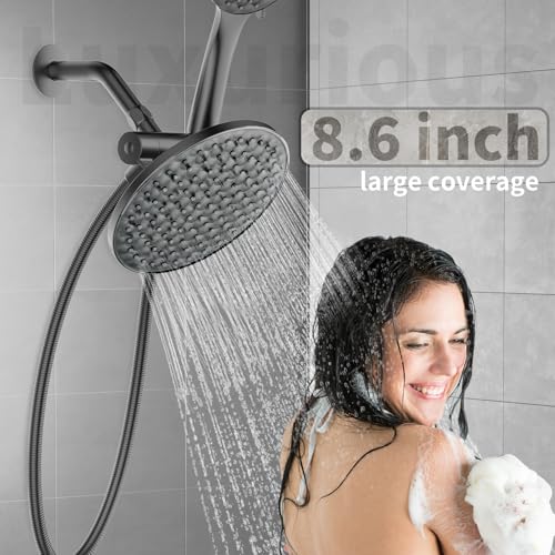 dual shower head with handheld view 2
