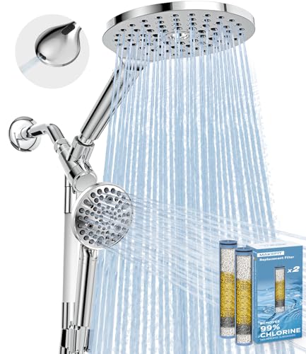 MakeFit Dual Filtered Rain Shower