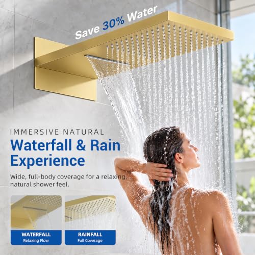 JetsBath Thermostatic Shower System Waterfall view 4
