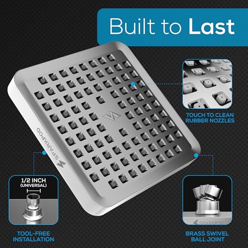SparkPod Shower Head - High view 5
