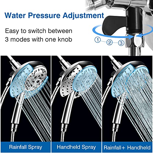 INAVAMZ Shower Head with Handheld view 4