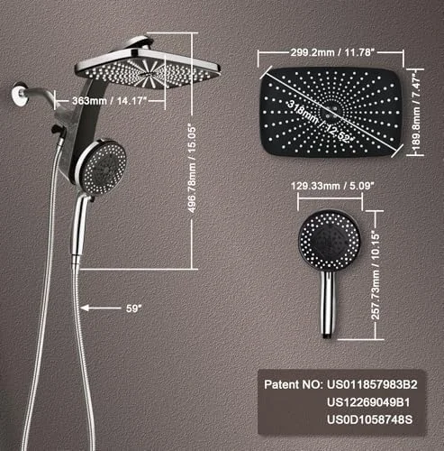 High Pressure combo handheld wand