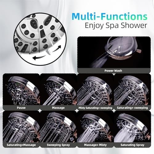 Shower Head 10 Functions High view 4