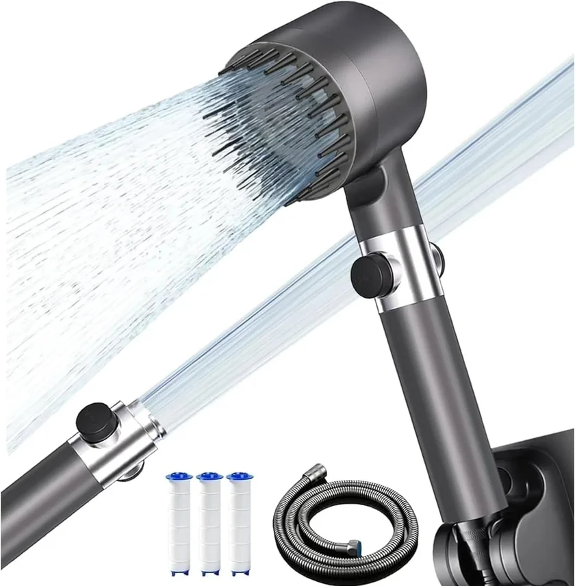 Filtered Shower Head with Handheld High Pressure