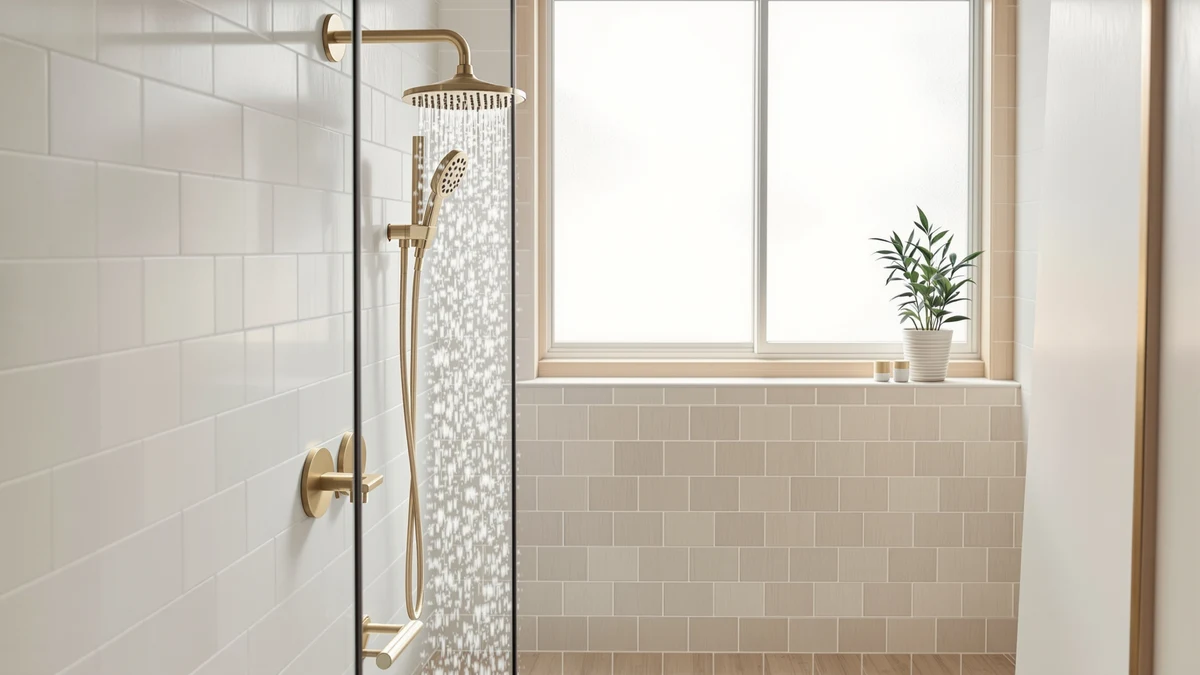 Jinggang Brushed Gold Shower Review comparison