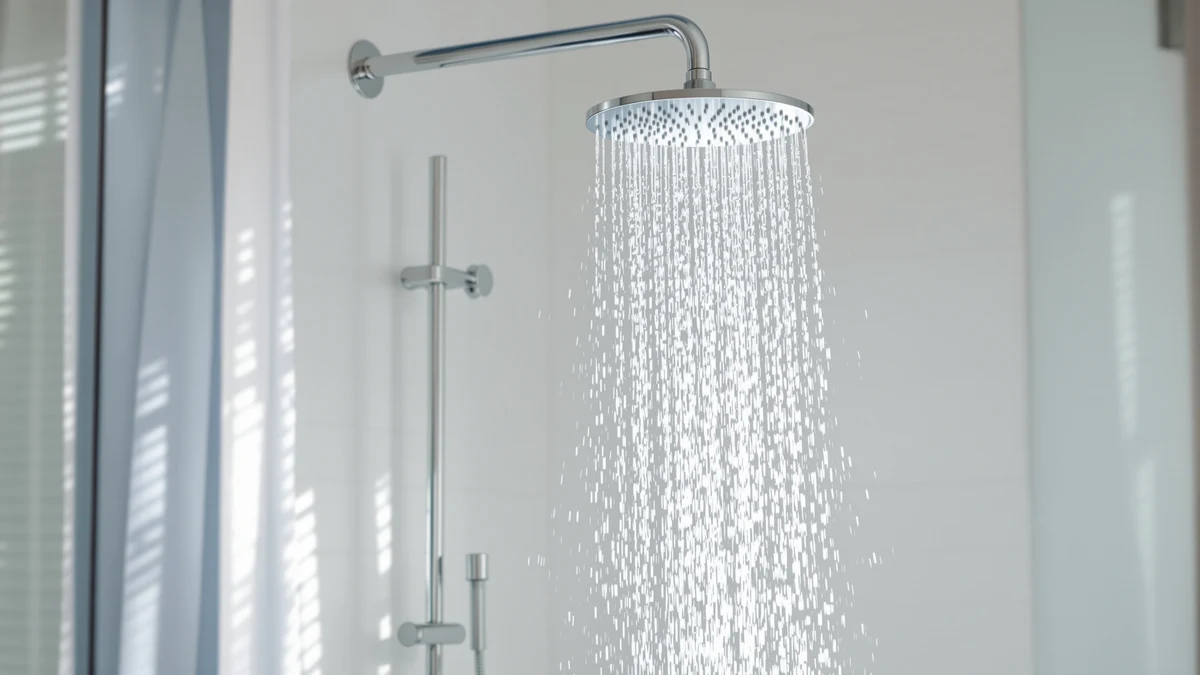 Rainfall vs Regular Shower Head comparison