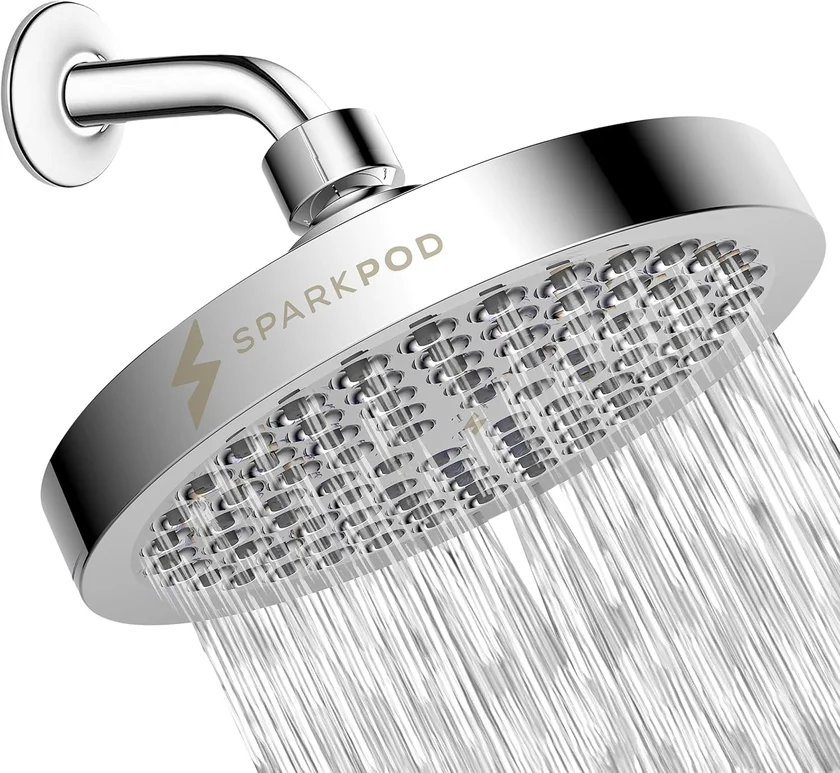 SparkPod Rain Shower Head 6 inch